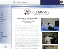 Tablet Screenshot of anshinkandojo.com